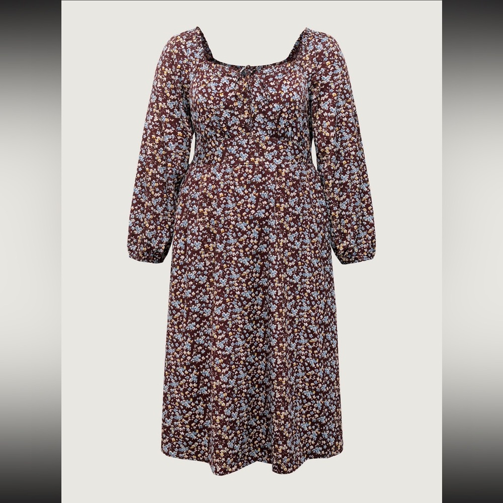 BloomChic Floral Print Maxi Dress size 1X (14-16) - Picture 8 of 16
